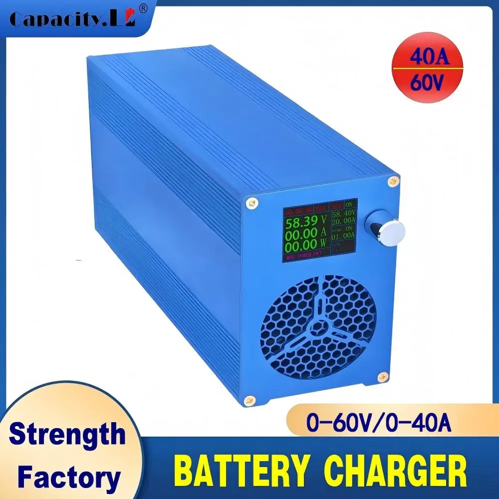100V 96V 72V 84V Lifepo4-lader 36V 48V 24V Lithium-batterijlader 20A 40A Instelbare stroomspanning loodzuurlader