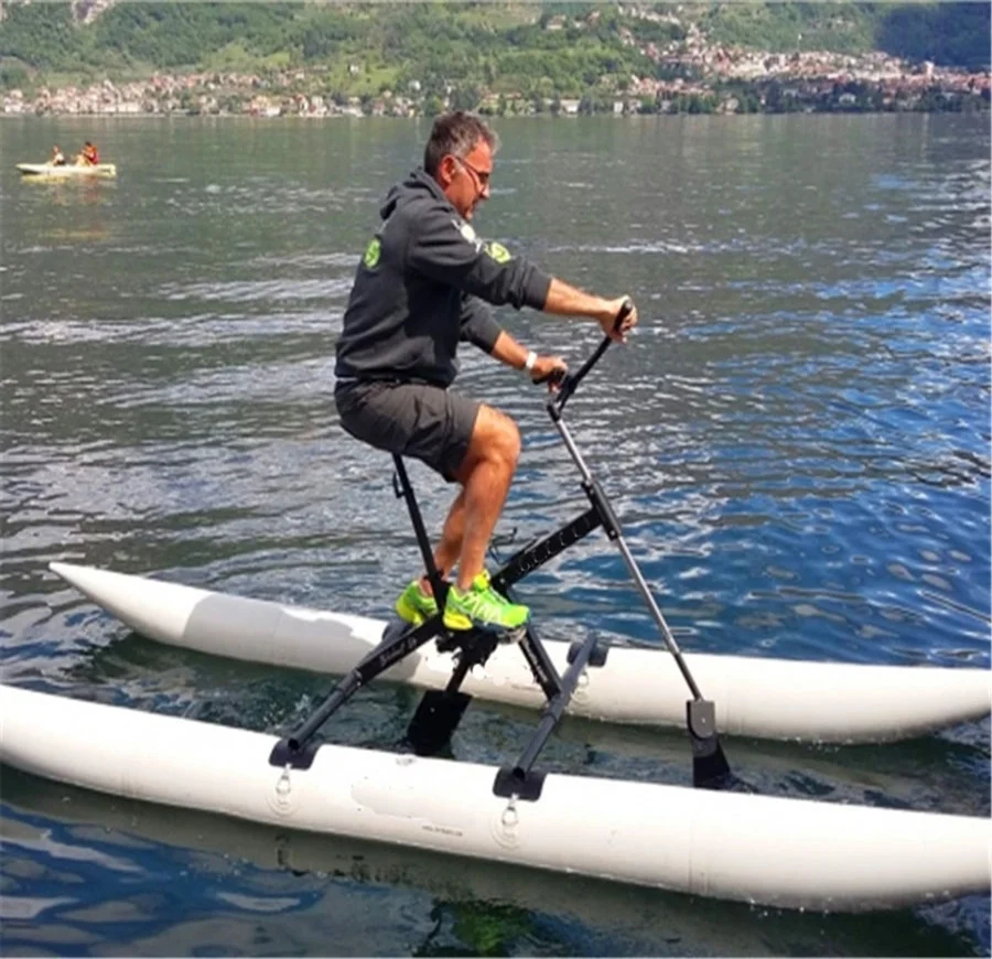 WINSUN Water Exercise Inflatable Water Bike Aqua Park Games Adult Pedal Water Bike Toys