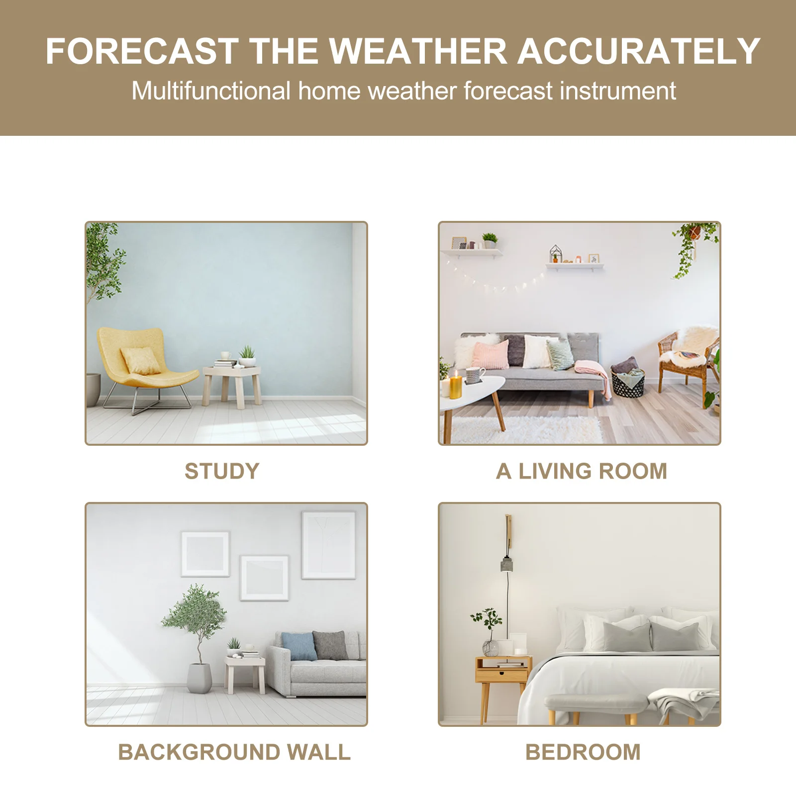 

Dial Type 3 in 1 Weather Station Barometer Thermometer Hygrometer Air Pressure Temperature Humidity Meter Household