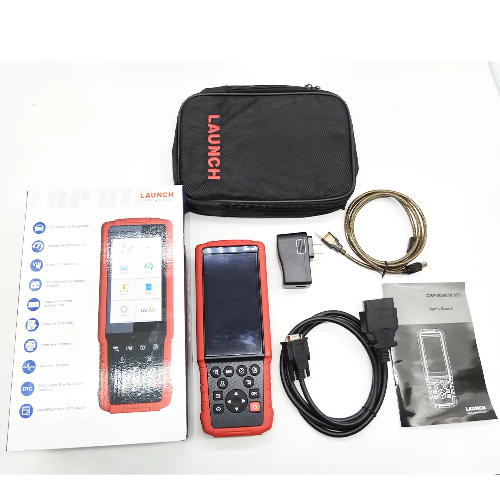 LAUNCH X431 CRP828 Full System Powerful Tool Supports OBD2 Diagnostic ABS Bleeding ETS Reset REG TPMS Reset Injector Coding