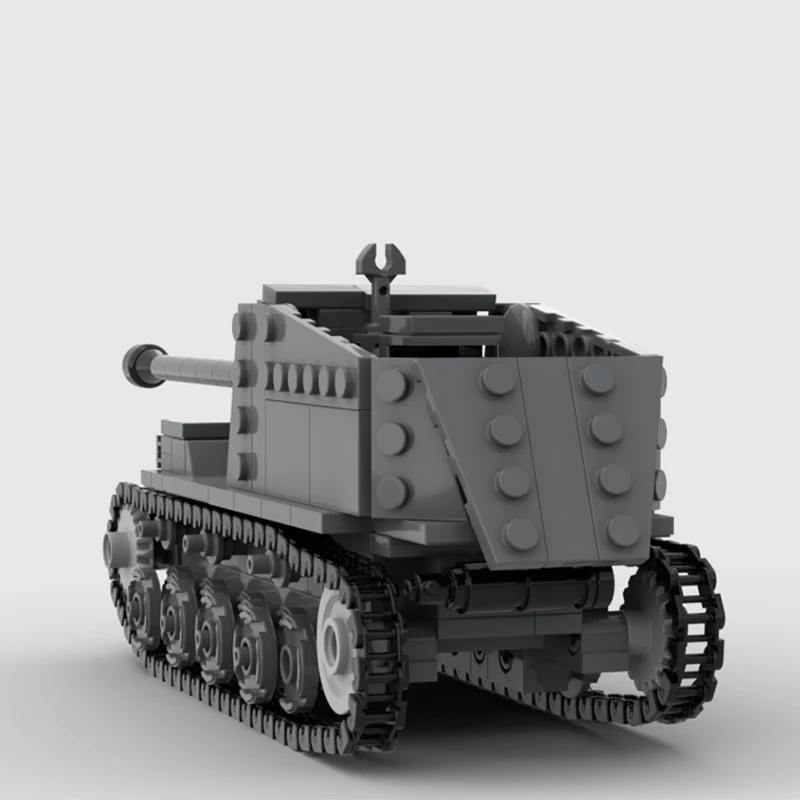 453 PCS Military Tank Model Sturer V2 MOC Customize Modular Building Block Creative Design Educational DIY Toy Christmas Gift