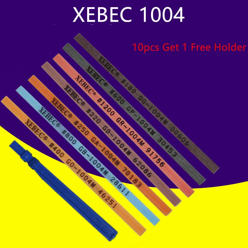 Jrealmer 1/3/5 sztuk Xebec 1004 ceramiczny kamień retuszerski włókno ceramiczne kamień retuszerski japonia oryginalne super kamienne narzędzie do docierania
