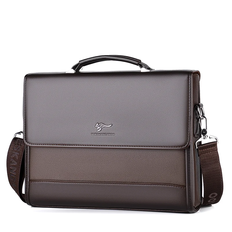 Männliche Handtaschen Pu Leder Herren Tasche Aktentasche Business Umhängetasche für Männer Marke Laptop taschen Mann Veranstalter für Dokumente