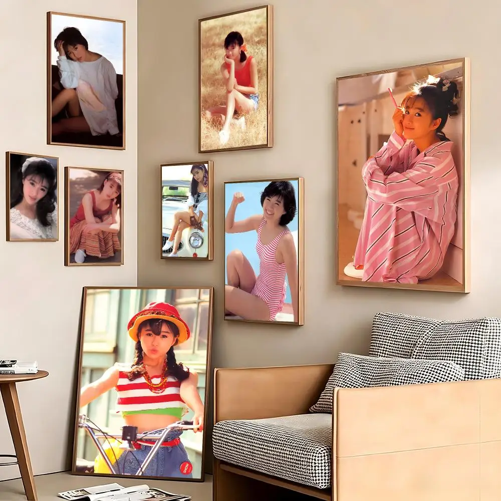 Jpop Singer N-Noriko Sakai Poster Pegatina artistica HD autoadhesiva impermeable para salon dormitorio