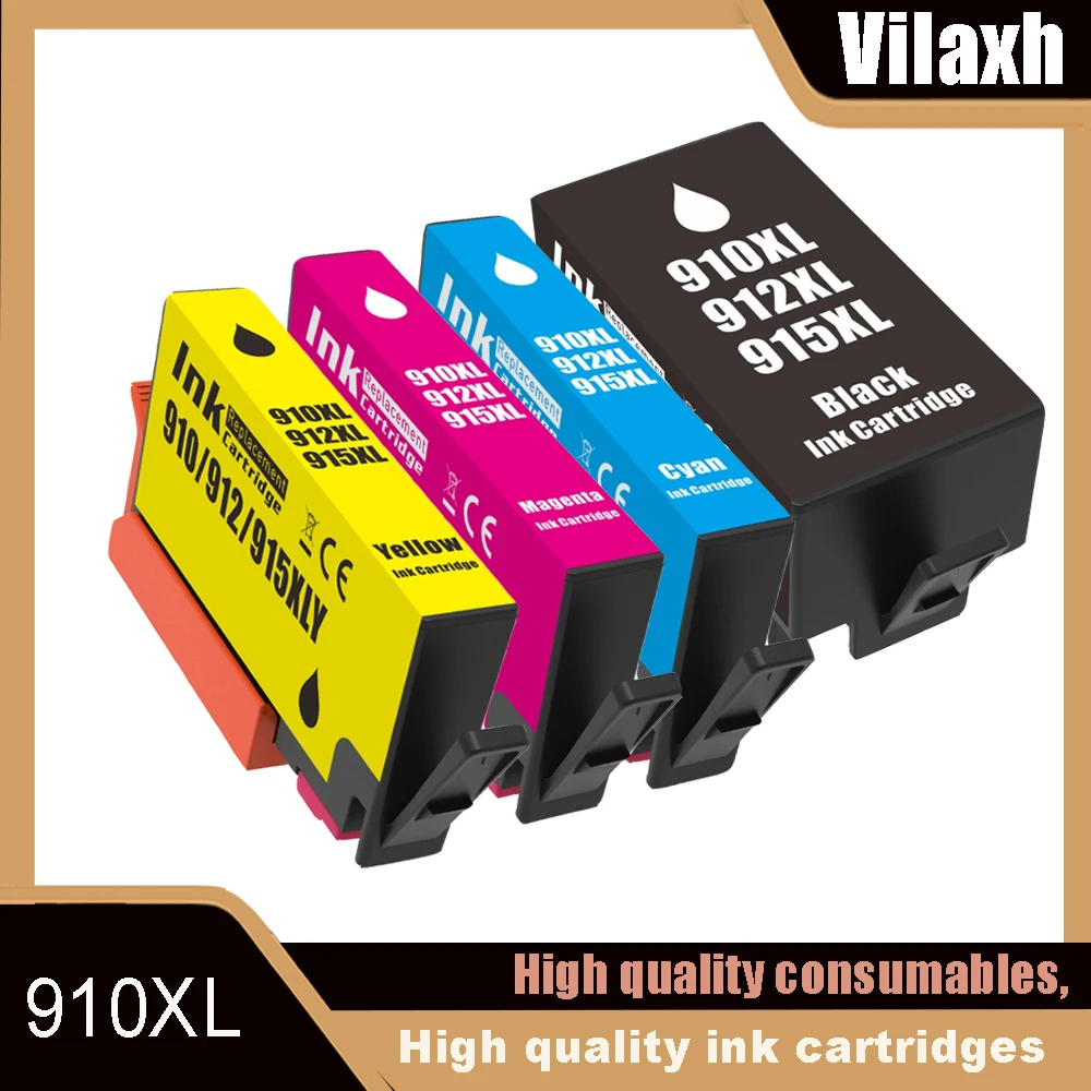 Ink Cartridge 910XL 912XL 915XL Compatible For HP Officejet 8010 8020 8025 8028 8022 8026 8012 8018 8023 8031 8033 8034 Printers