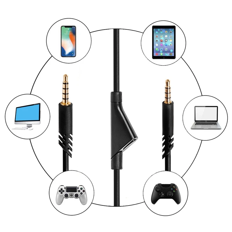 Гарнитура кабель аудио наушники кабель с разъемом 3,5 мм для наушников Astro A10 A40 гарнитуры для ПК и Macs