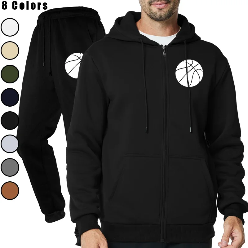 

Мужская уличная одежда для фитнеса, бега, спорта, роскошная модная повседневная толстовка с капюшоном и брюки на молнии, комплект одежды