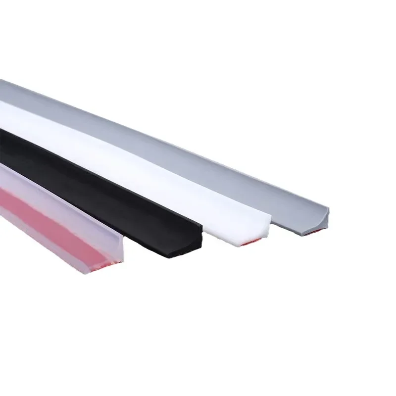 Кухонная водоудерживающая полоса, силиконовый самоклеящийся дверной уплотнитель, удерживающая полоса, разделительная загородка для душа, аксессуар для ванной комнаты