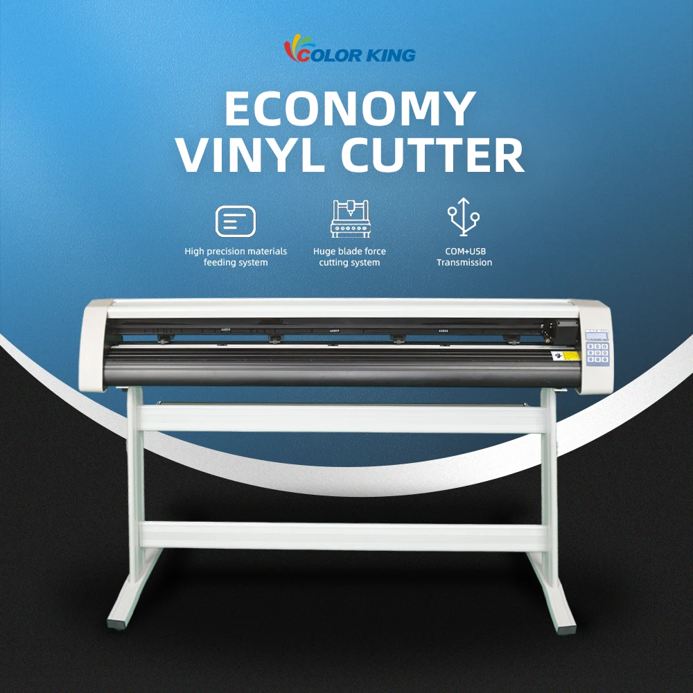 

Economic Desktop Cutter Plotter for Sticker and Decal Production - Manual Vinyl Cutter Without Contour Cutting