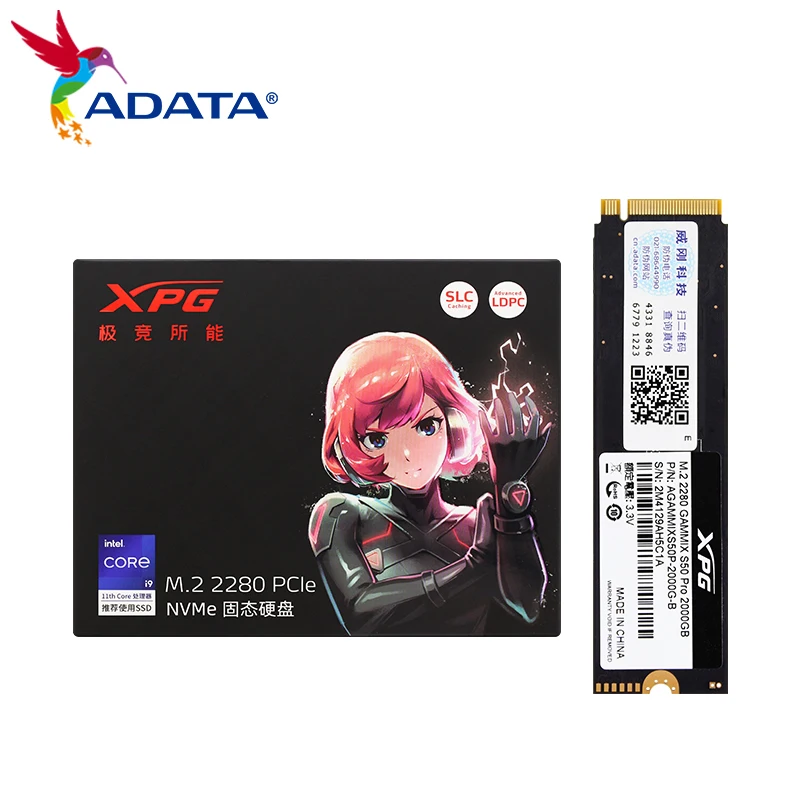 adata-xpg-ラップトップおよびデスクトップゲーマー用の内部ssds50-pro-pcie-gen4x4容量2280-gb2000gb1000gb500gb