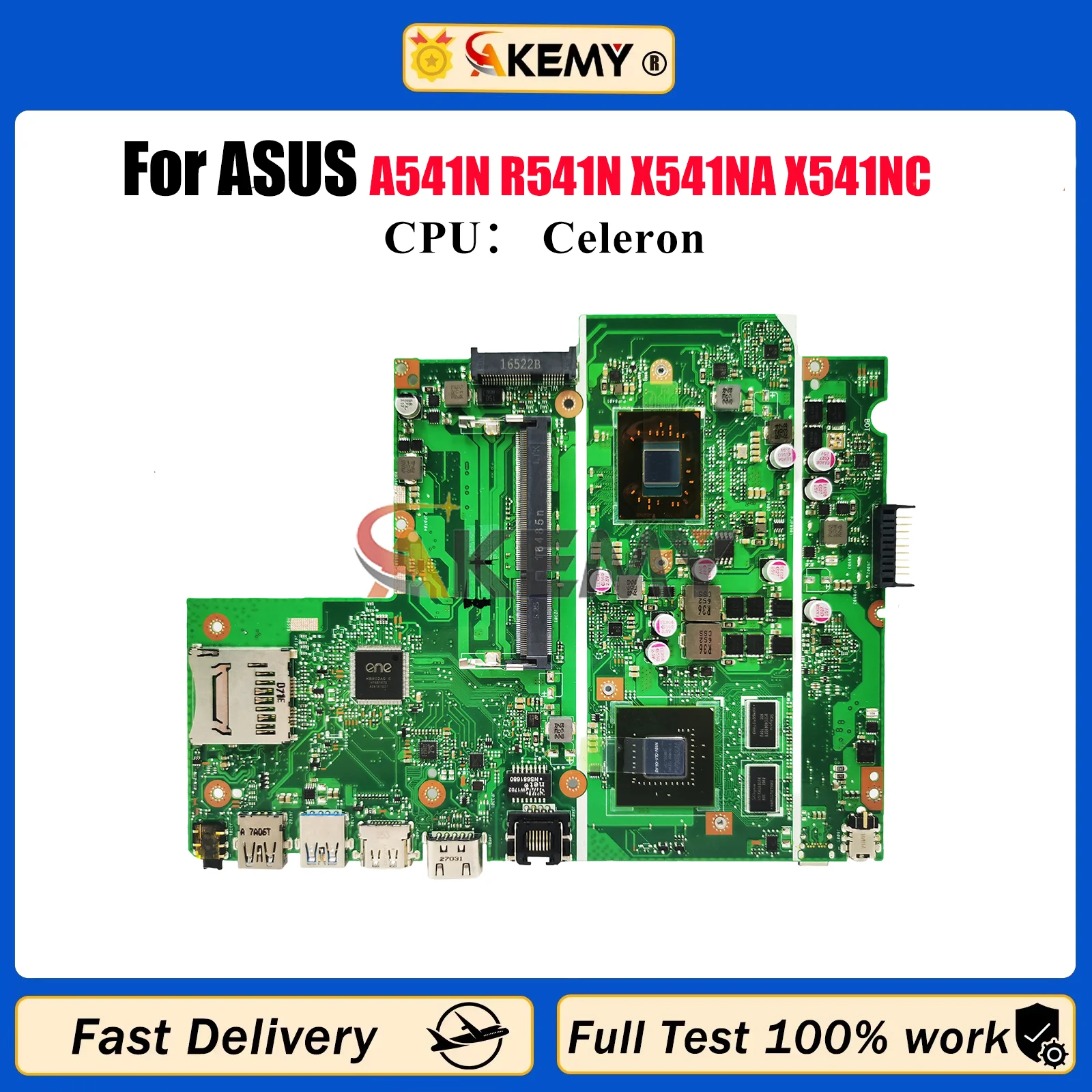 

X541NC Laptop Motherboard For ASUS VivoBook X541N A541N F541N A541N R541N X541NA X541NC Notebook Mainboard With Celeron CPU stk