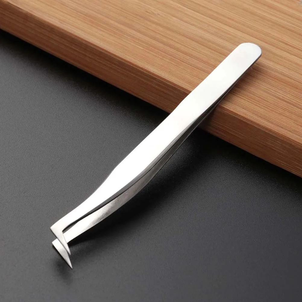 2Pcs Hohe Präzision Pinzette Feine Spitzen Tipps Langlebig Praktische Wimpern Verlängerung Werkzeug Bühne Hochzeit Foto Schießt Täglichen Verschleiß