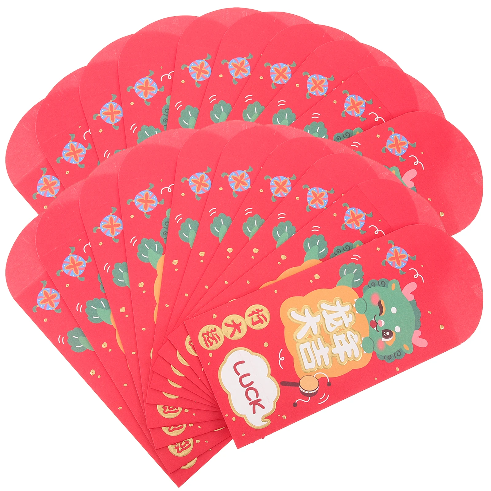 

20pcs Spring Festival Envelopes Rabbit Year Paper Packets With Zodiac Rabbit Pattern Lucky Money Pocket Party Red Packets