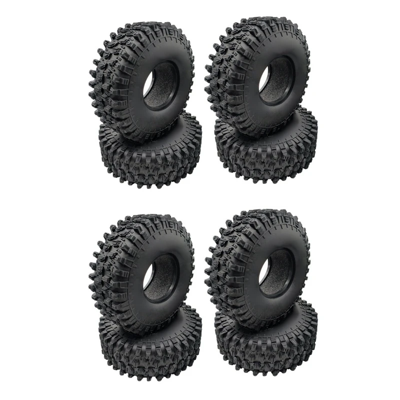 

8PCS 120MM 1.9 Rubber Rocks Tyres Wheel Tires For 1/10 RC Rock Crawler Axial SCX10 90046 AXI03007 Traxxas TRX4 D90 TF2