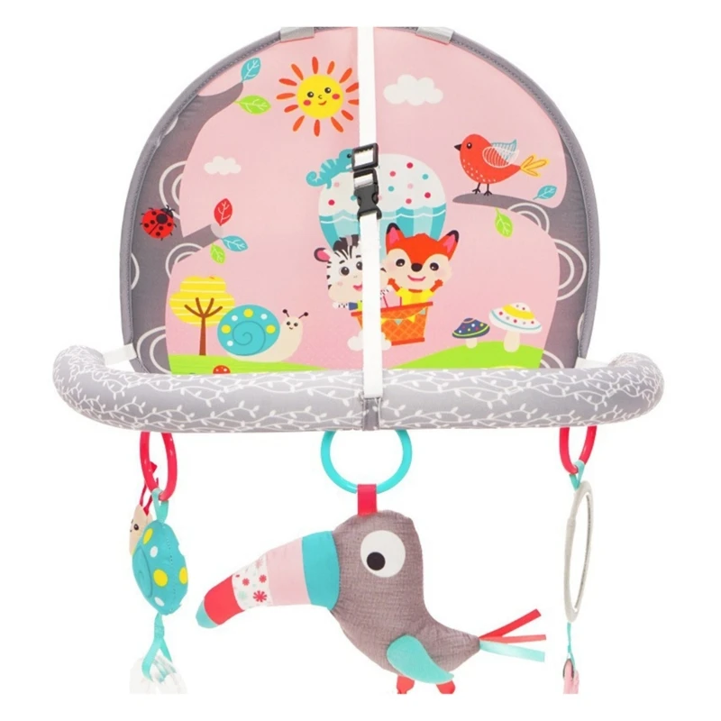 Rattles Toy Plush Baby Crib Toy Baby Stroller Hanging Cartoon Animals Toy