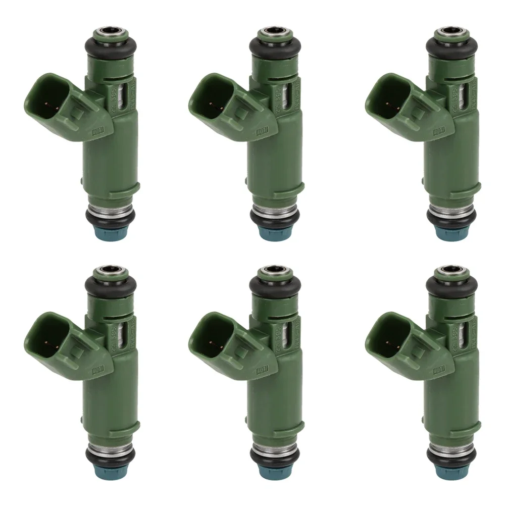 6x High impedance Fuel Injector 1X43-AB 195500-4011 852-12234 1X43AB 1955004011 85212234 For Jaguar Car accessories