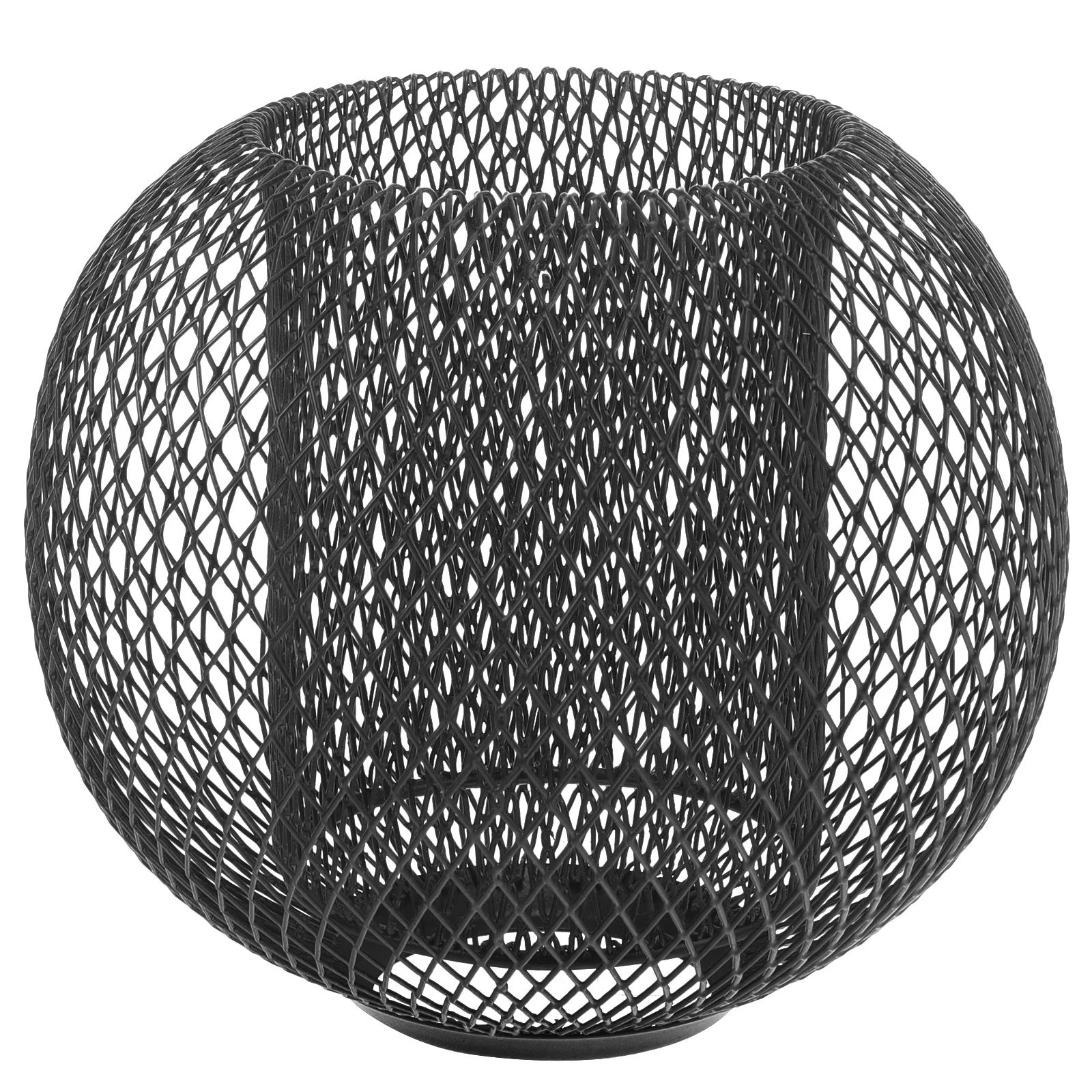 عاكس الضوء شبكة الحديد الحديثة هندسية طبقة مزدوجة معلقة غطاء خفيف للمنزل بار مطعم ظلال مصابيح الزخرفية #6