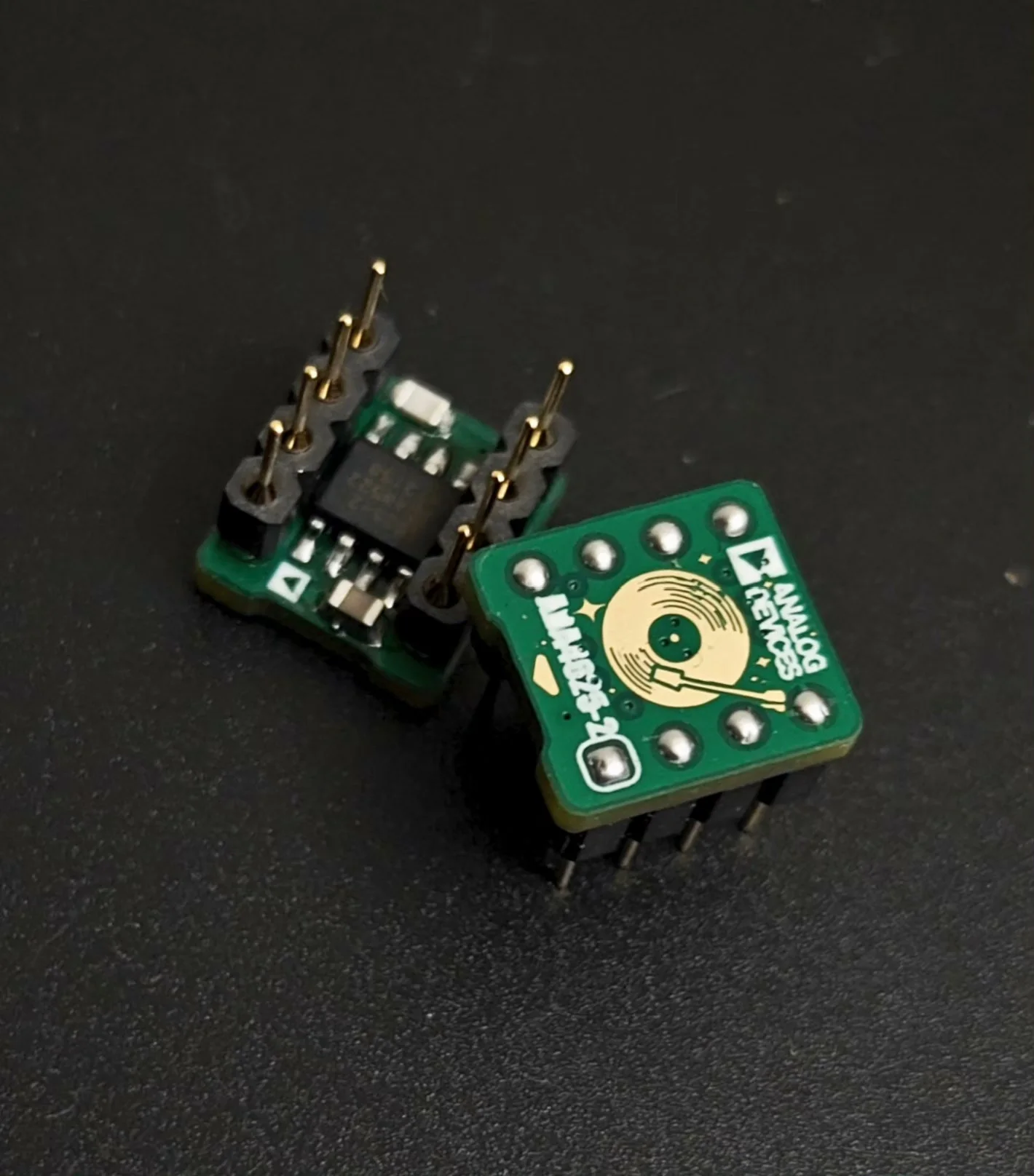 ADA4625-2 dual operational amplifier, link pad heat dissipation, more stable work top shield