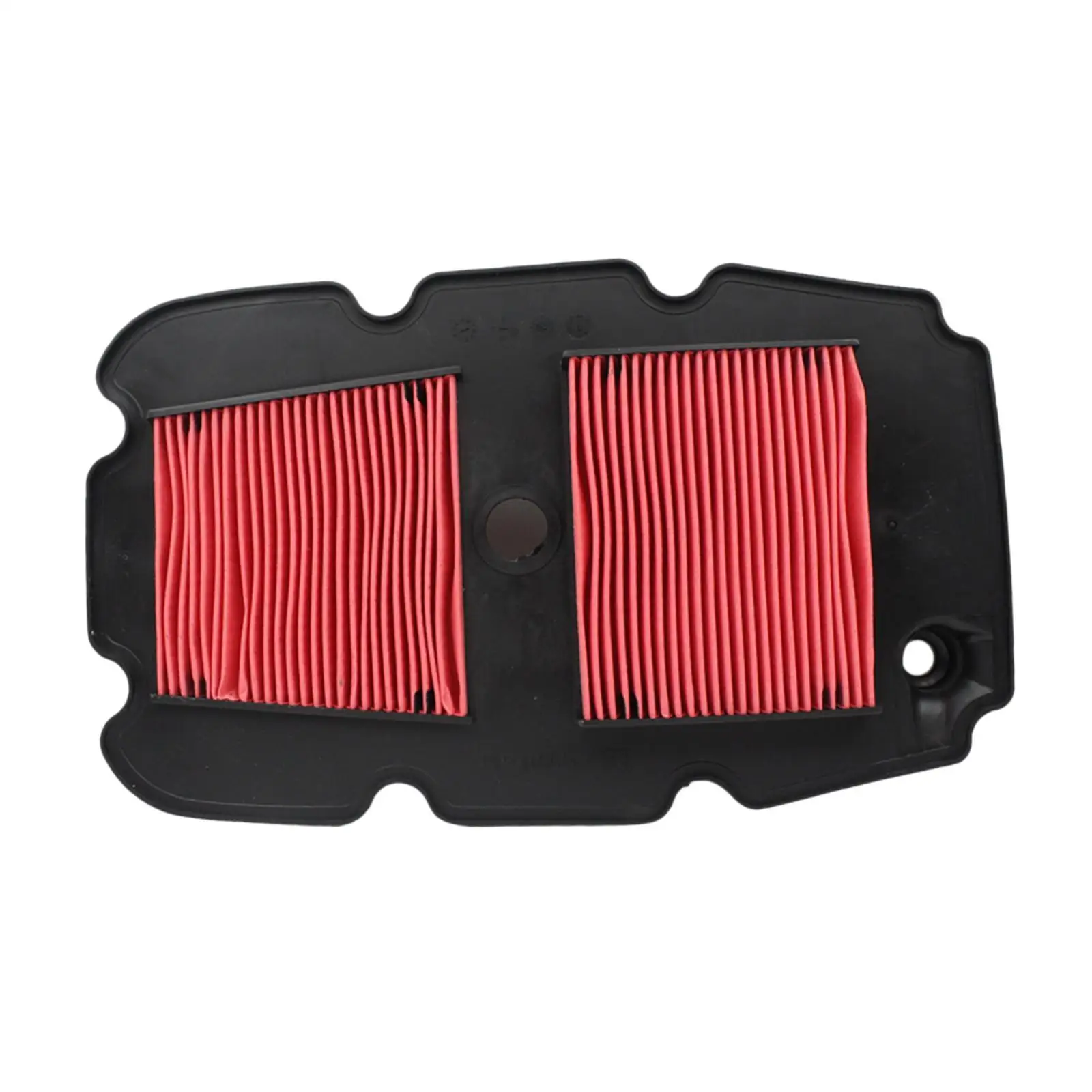 Motorcycle Air Filter Black and Red Sturdy Direct Replace Simple Installation Air Cleaner Intake Filter for Honda 2008-2013