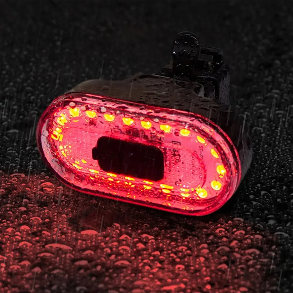 

AB31 Bike Tail Light USB Rechargeable Ultra Bright LED Warning Bike Flashlight 7 Color Waterproof Bicycle Rear Light A