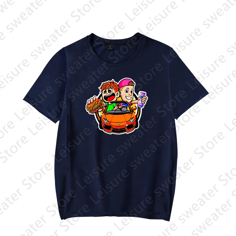 2024 Burgerpommes Short sleeved Icrimax Paulberger T shirt Children Anime Tshirt Boys girls kids Tees Tops Oversized Clothes