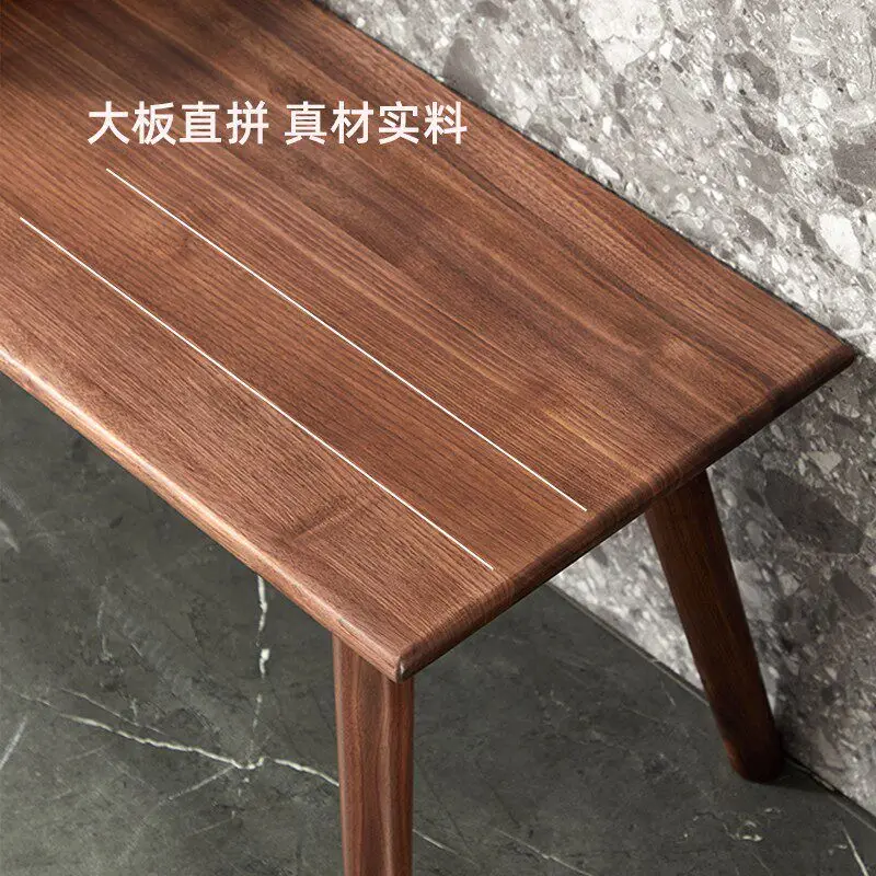 Design Furniture New Solid Wood Bench North American Black Walnut Bench Change Shoe Bench Multifunctional Pump