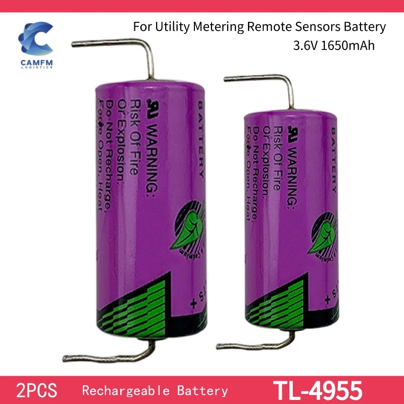 2PCS TL-4955 Utility Metering Remote Sensors Battery ER14335 TL-5155 2/3AA 3.6V Lithium Battery for TADIRAN made in Israel