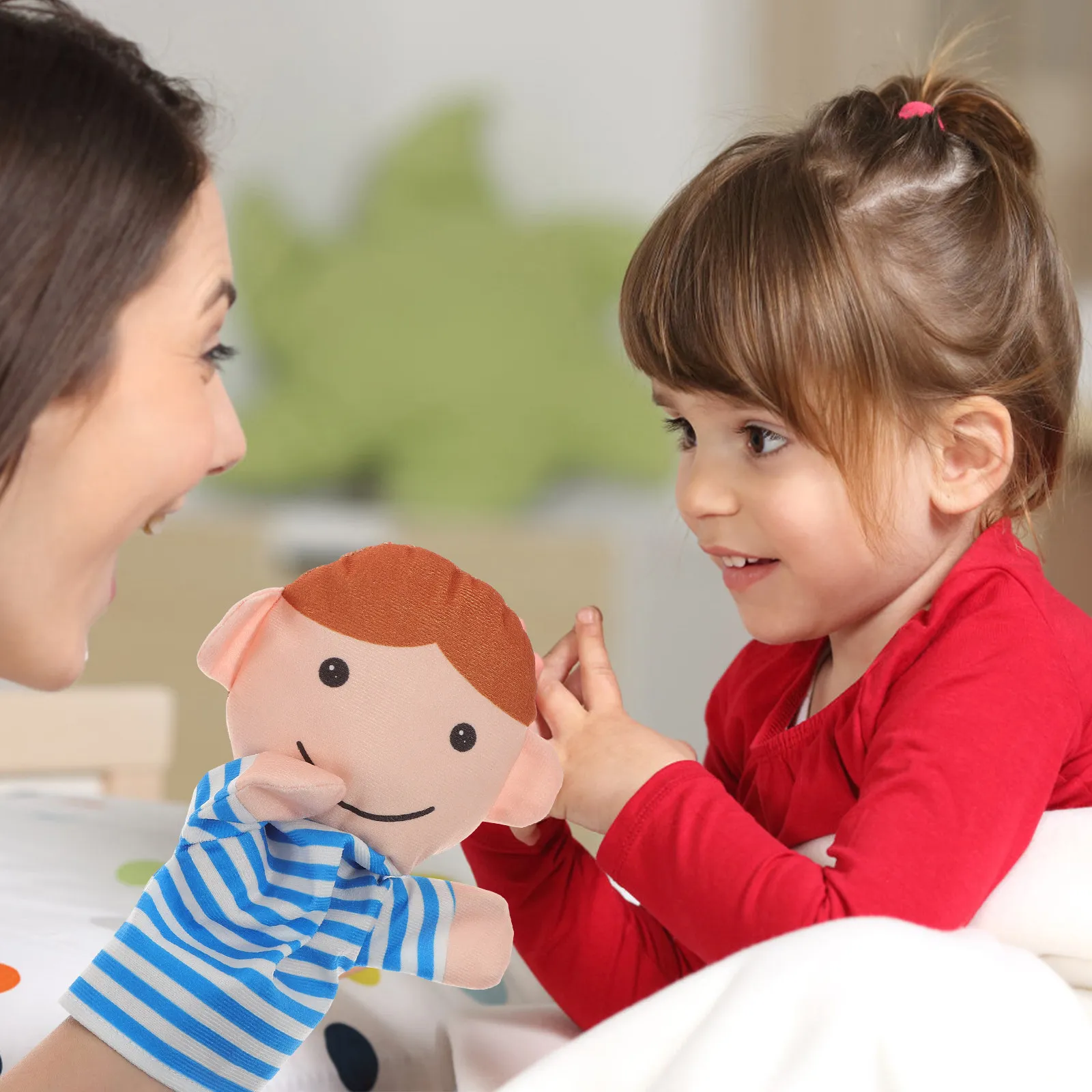 

Набор из 4-х кукол-перчаток для детей: большой рот, просты в использовании, идеально подходят для младенцев, малышей и взрослых.