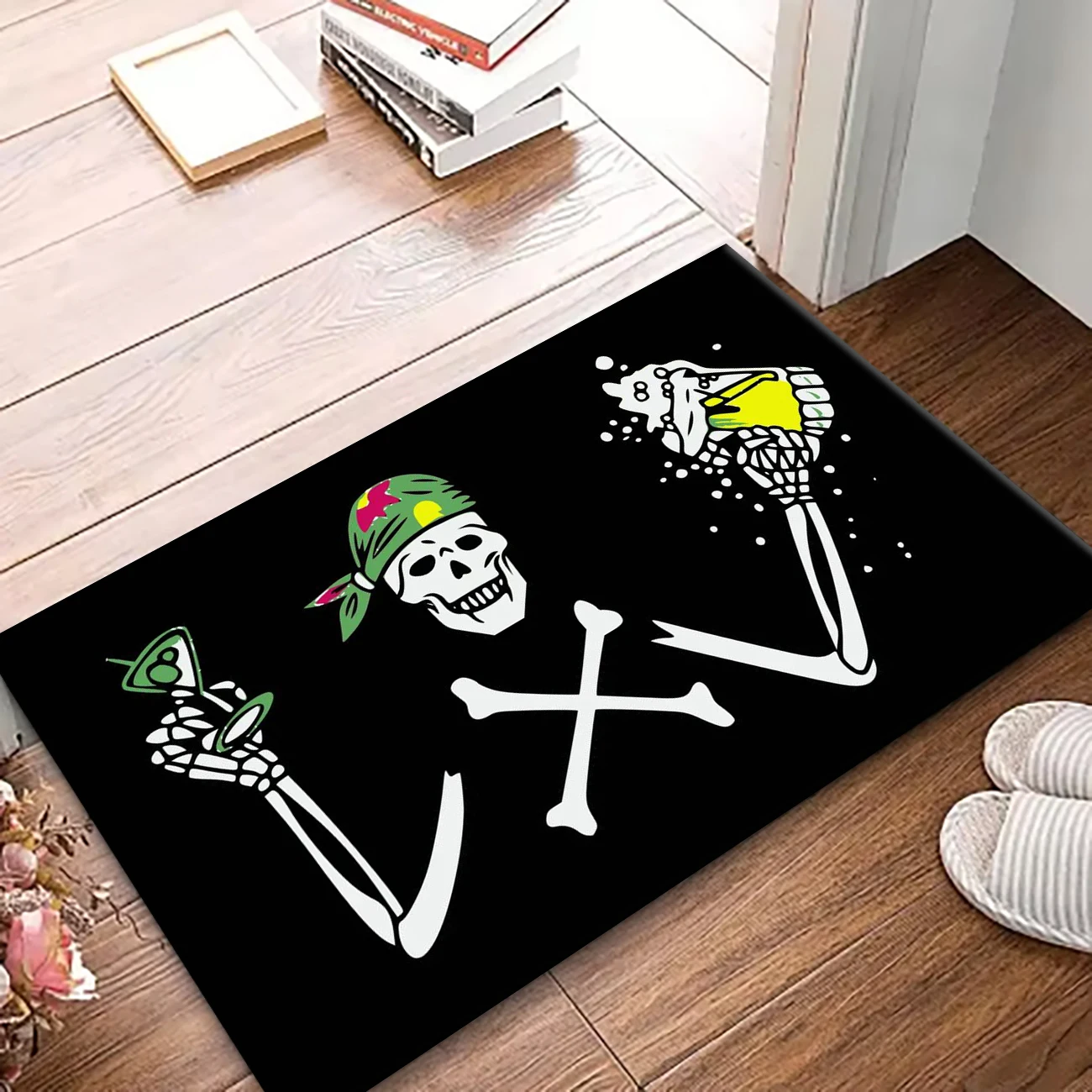 P-Pirate Forward Observations Group illustrations resistant to dirt Non Slip Multi Functional Carpet Rug Door Alfombra Room Mat