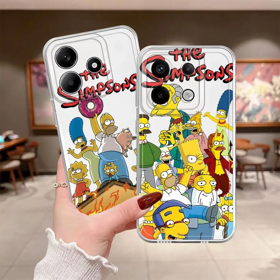 The Simpsons Art Case for Xiaomi Poco X3 NFC X3 Pro Soft Phone Cover
