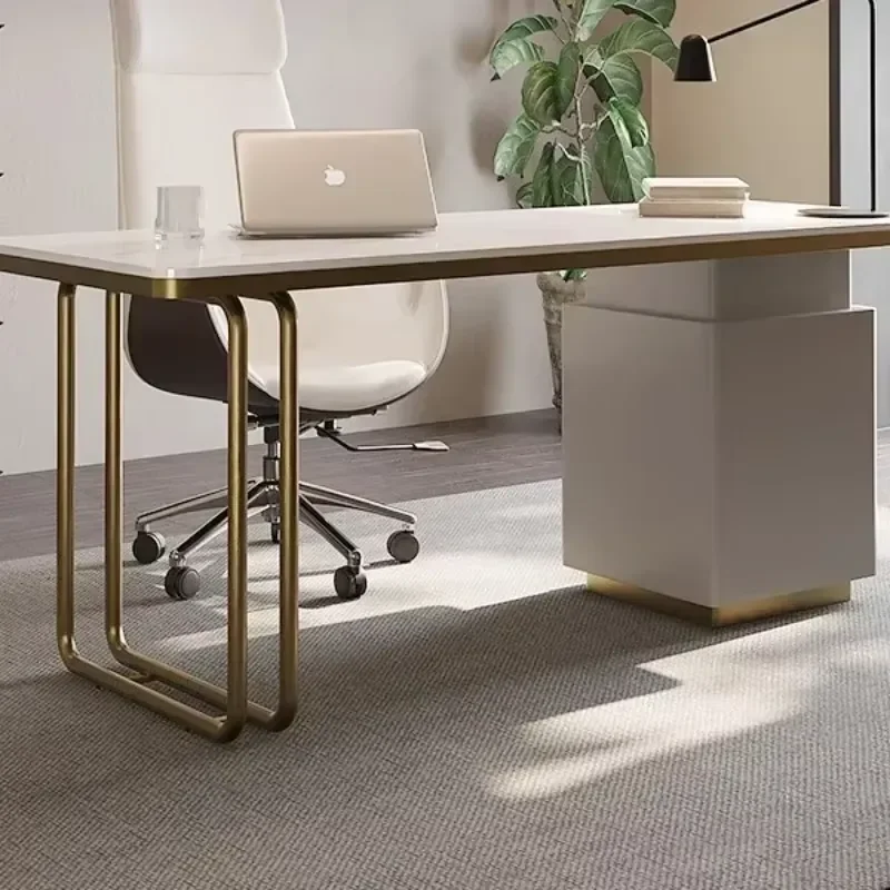for Computer Office Table Gaming Motion Standing Desk Study Table Minimalist Rock Board Light Luxury Learning Desk
