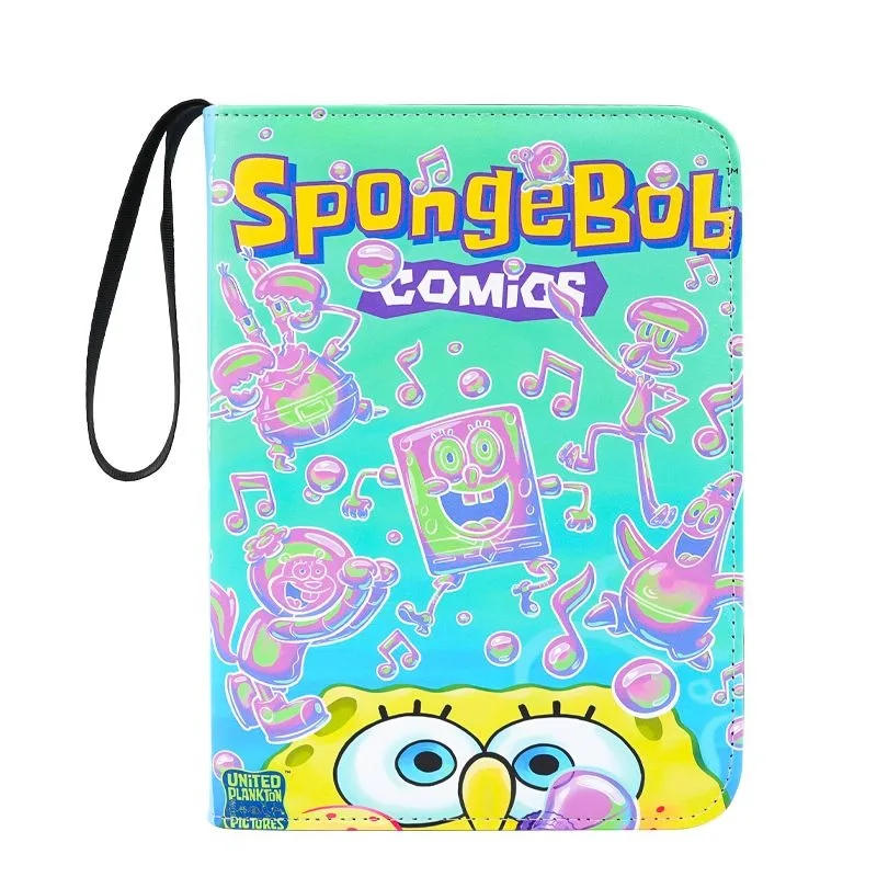 spongebob card binder Trading an assortment of stickers Free small binders