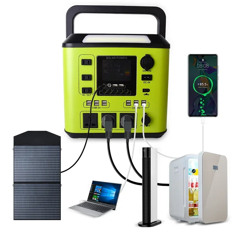 1500W portable power station 220V 2000Wh solar generetor Lifepo4 Battery Emergency Mobile Power Bank Outdoor Camping equipment