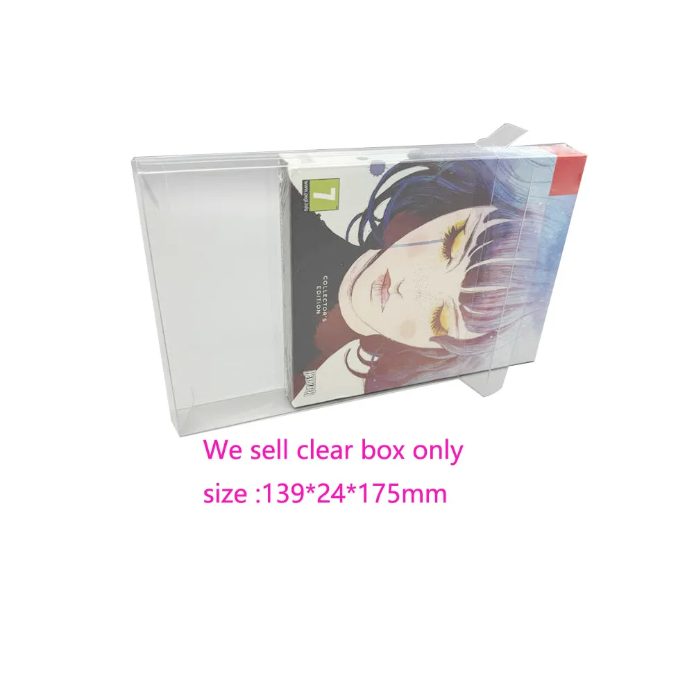 Transparent PET Protective cover For Switch NS Grace limited edition collection  clear  box