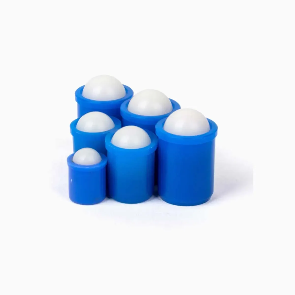 Blue Shell Steel Ball, Rubber Ball, Fixed Positioning Ball, Spring Ball Head, Plunger Diameter 3/4/5/6/8/10/12