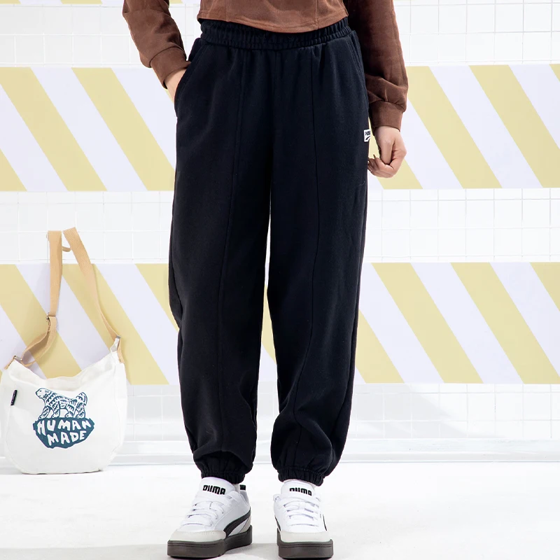 

Puma genuine New Style Women's Loose Cuff Casual Trousers Knitted Breathable Long Pants 535360-01