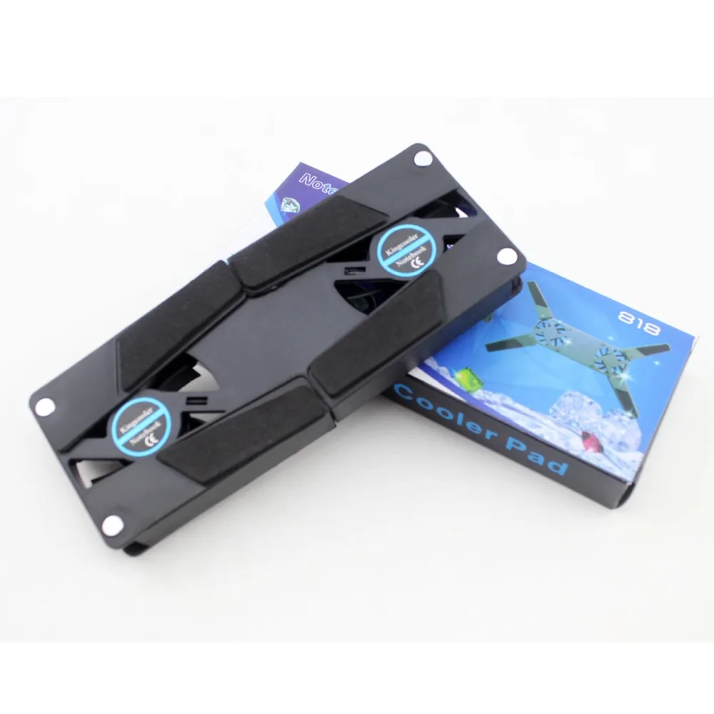 USB Mini Laptop Fan Stand Notebook Foldable Cooling Double Fan CPU Cooler For 7-15 inch Notebook Computer Laptop image 6