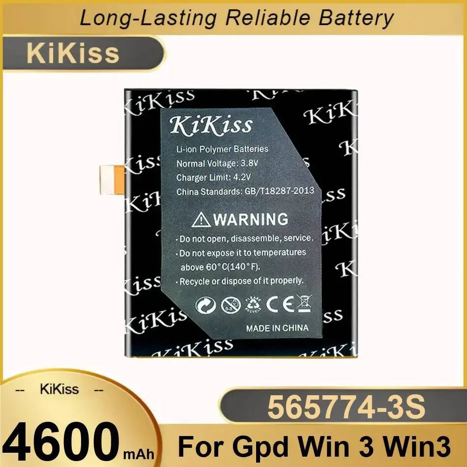 

Экологически чистый аккумулятор для ноутбука 4600 мАч 565774-3S для Gpd Win 3 4, высокая производительность