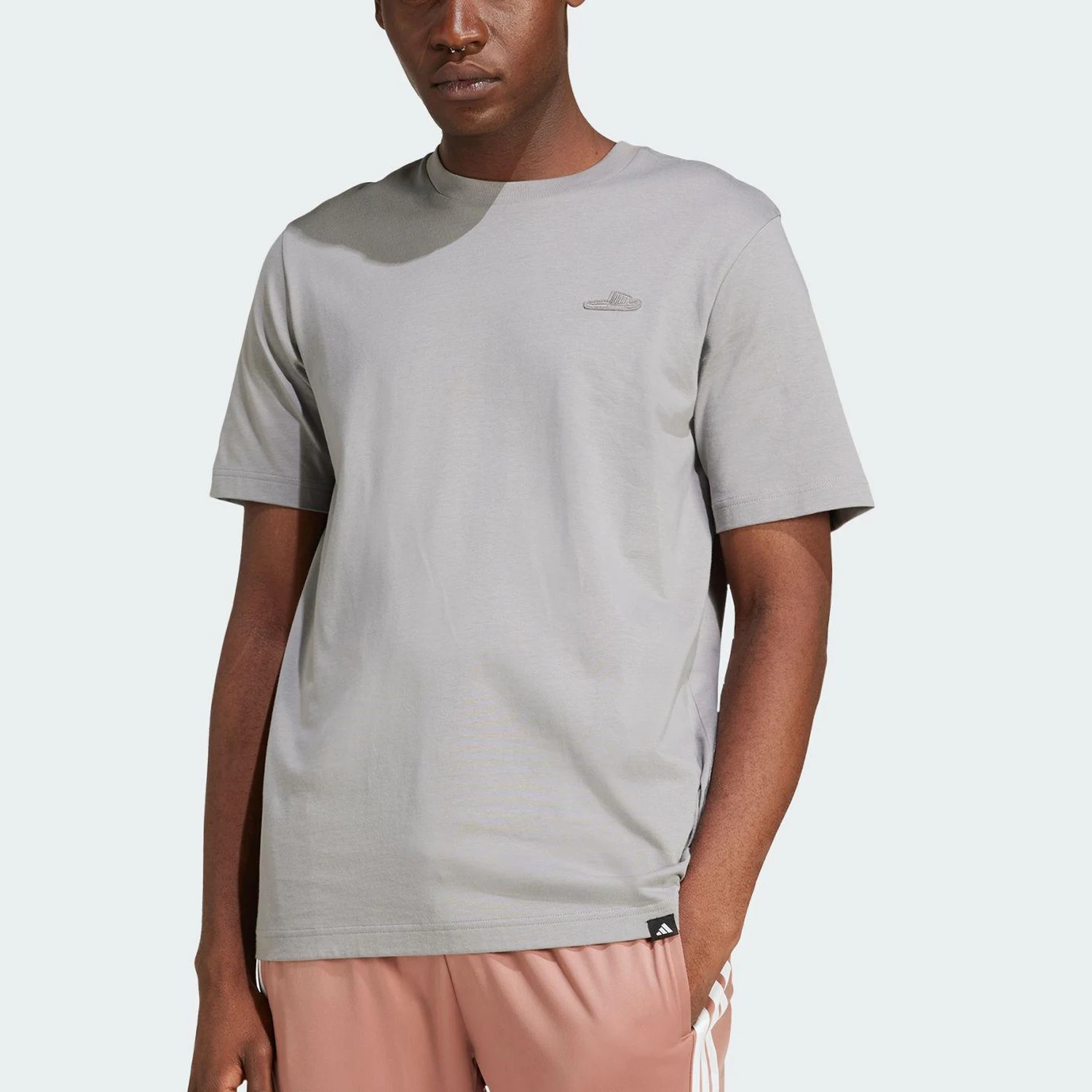 

Adidas genuine M L SLIDE TEE Men's Sports Casual Short Sleeve JJ4004