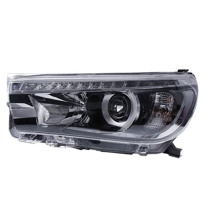 Car Accessories HID Xenon headlight LED DRL headlamp  Hilux Revo 2015-2019 head lamp Assembly plug and play