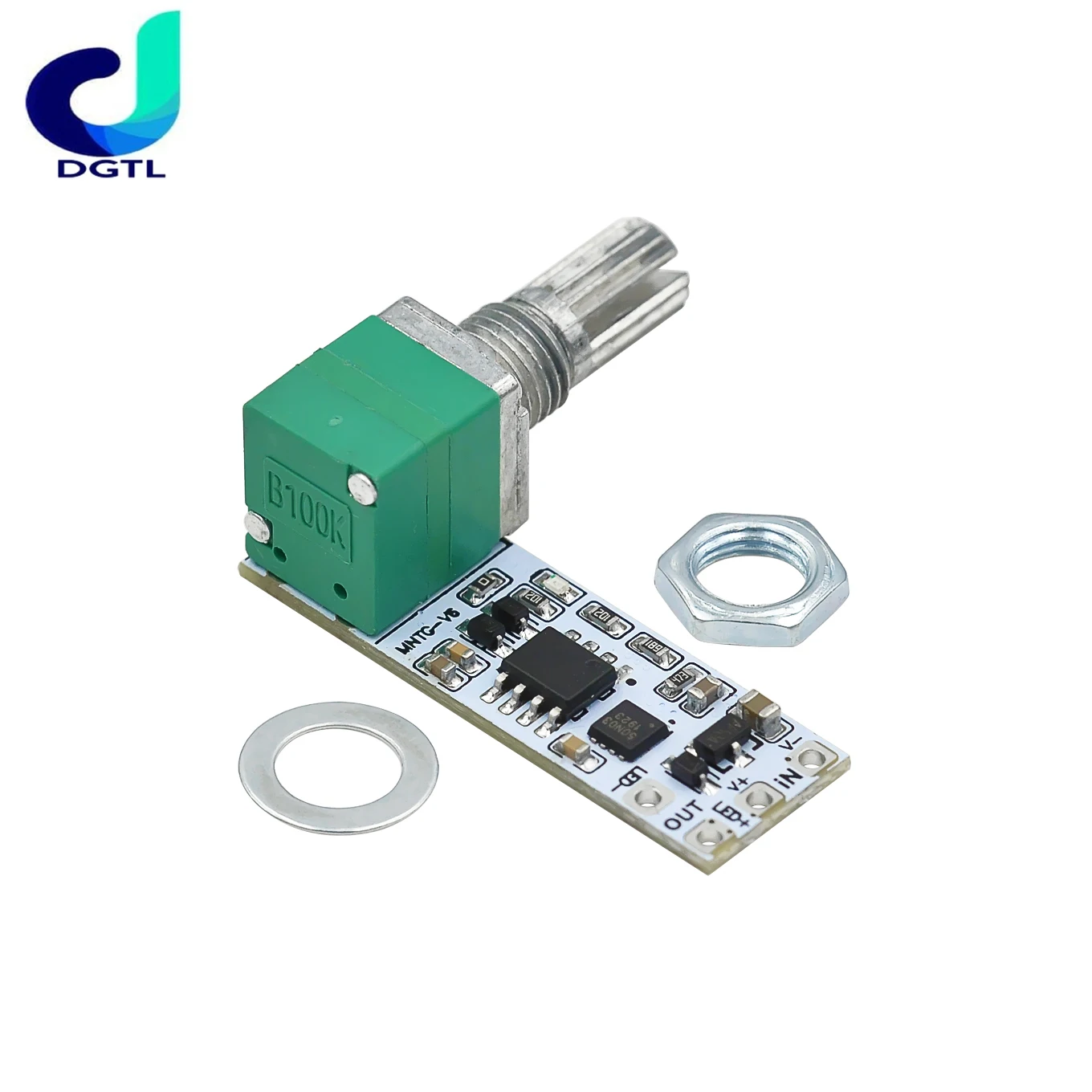 LED constant pressure dimmer control module table lamp stepless knob potentiometer live stream fill light dimmer small