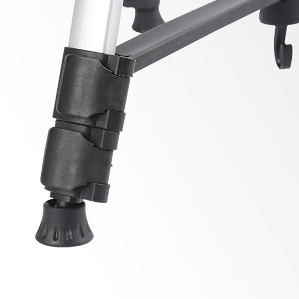 

Telescopic Camera Tripod Silver Aluminum Alloy Outdoor Selfie Bracket Stable Phone Holder Live Streaming Supporter Portable