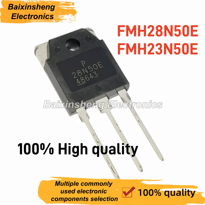 10PCS New FMH28N50E FMH23N50E TO-3P N-Channel Power MOSFET 28N50E 23N50E 500V28A 23A Fuji