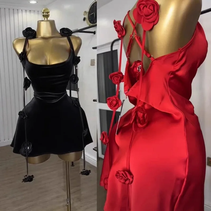 

Женское летнее платье-миди с 3D цветочными аппликациями и бахромой, без рукавов, облегающее, элегантное, для ночного клуба, мини-платье