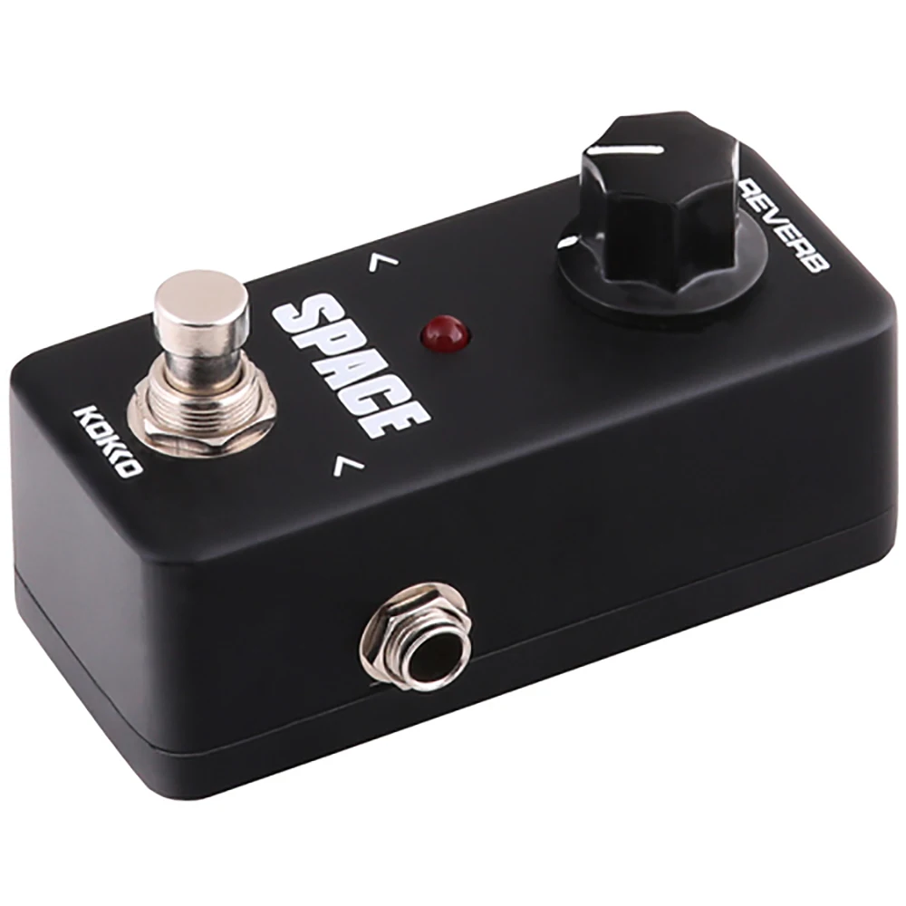 KOKKO FRB-2 Mini SPACE Reverb Guitar Effect Pedal Black Portable Metal Shell Guitar Effects Pedal Guitar Parts & Accessories