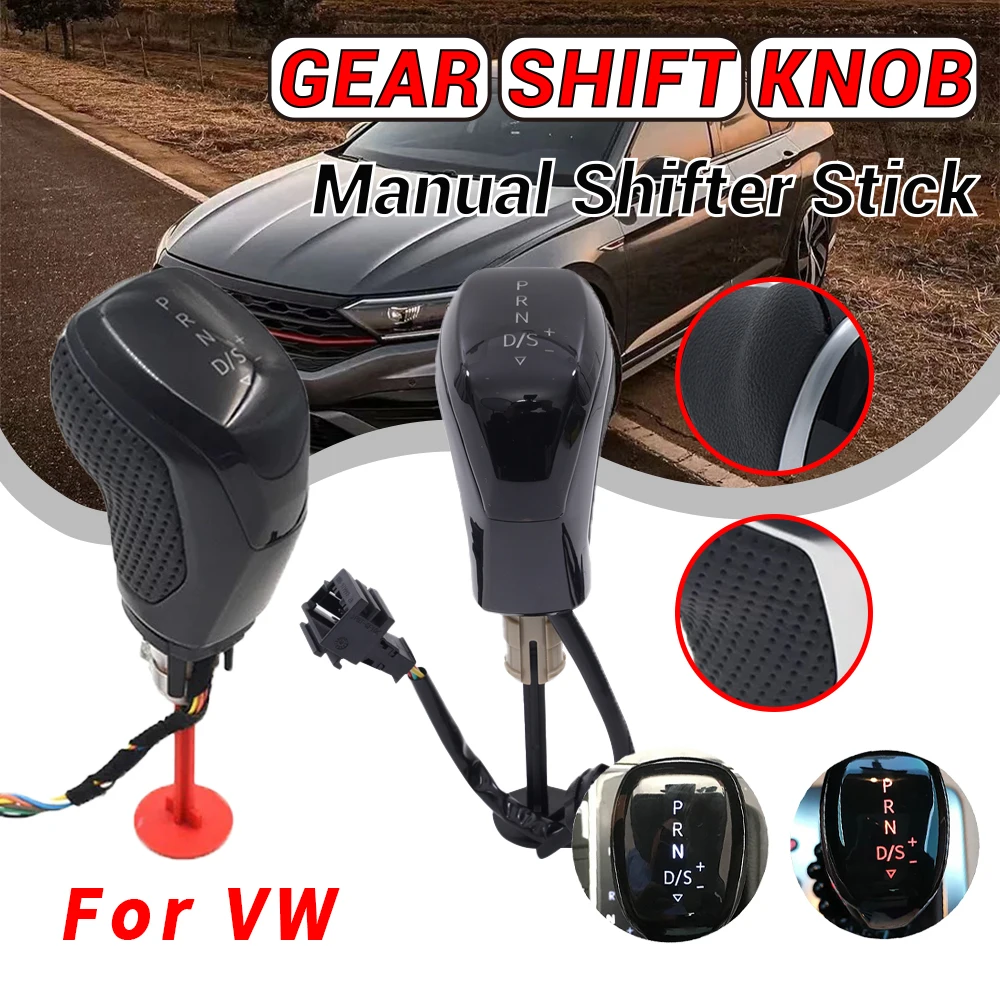 Car Accessories For VW Golf MK6 MK7 Passat B7 Tiguan MK2 Skoda Octavia Seat DSG Automatic Black Gear Shift Knobs