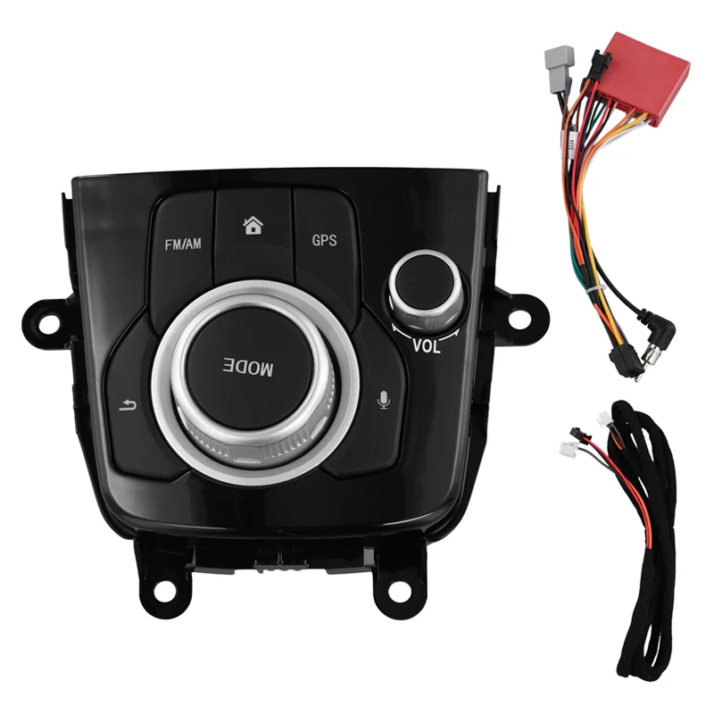 

Car Console Control Switch Navigation Surface Frame Console Controllor Button For Mazda 3 Axela 2014-2019 BHN1-66-CM0C