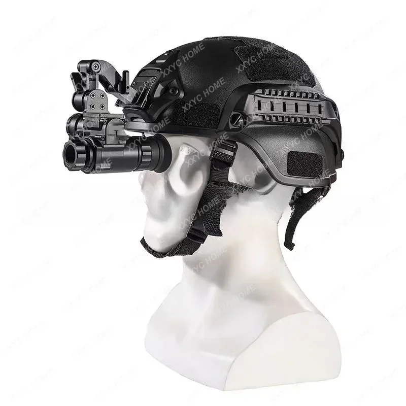 NVG10 Head Mounted Night Vision Monocular Scope WIfi Hunting Helmet Night Vision Googles with 200m/656ft Viewing Range