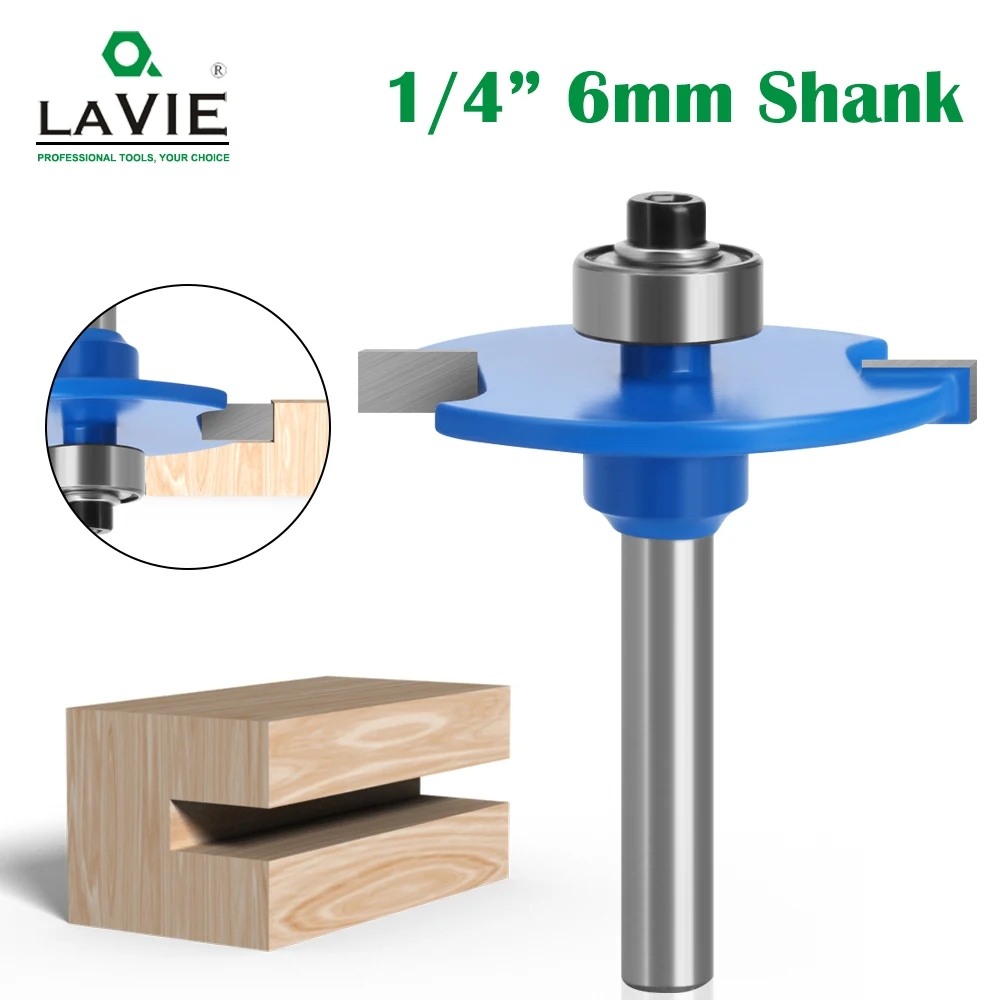 Shank T-slotting Router Bit T-sloting Biscuit Joint Slot Cutter Articulação Slotting Altura Fresagem Madeira Trabalhando mm mm 6.35 mm 1pc