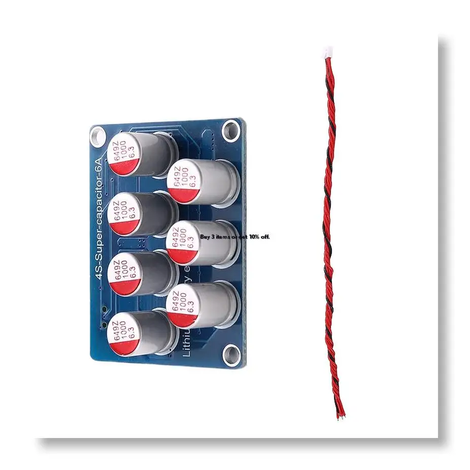 ●4S 6A Active Equalizer Lifepo4 Li-Ion Lithium Battery Balancer Energy Transfer Balancing Board for 4 Strings 12V
